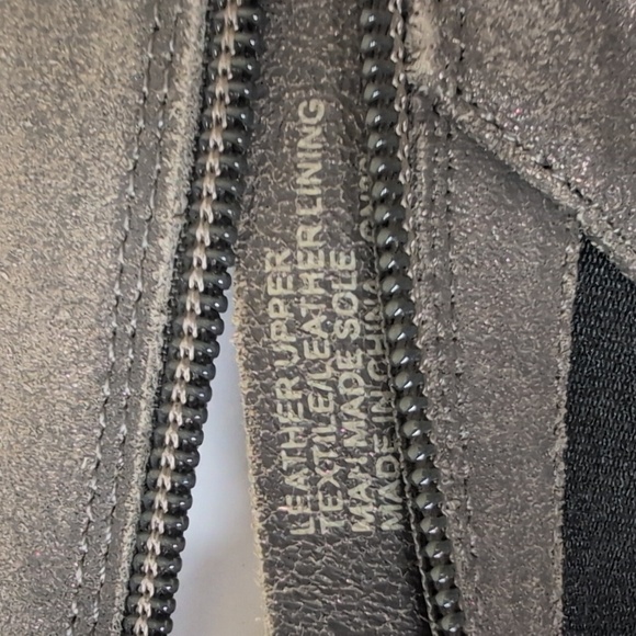 Corso Como Size 6.5 Hurray Dusted Metallic Gunmetal Heeled Boots, NEW - Picture 15 of 15